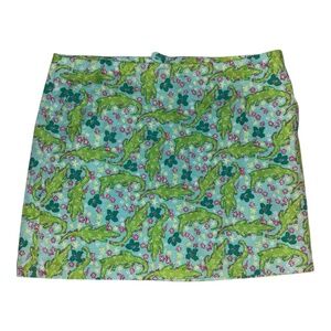 Lilly Pulitzer Alligator Chomp Skirt 12